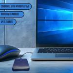 EzEkers 1TB Portable External Hard Drive HDD