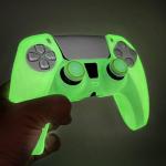 Glow-in-the-Dark PS5 Controller Skin and Caps