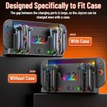 Wenocally Switch 2 Joy-Con Charger Station with RGB Lights