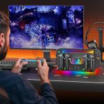 Wenocally Switch 2 Joy-Con Charger Station with RGB Lights