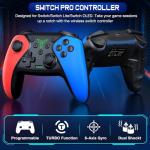 HASACOOL Wireless Controller for Nintendo Switch & Lite