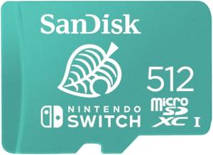 SanDisk 512GB Animal Crossing microSDXC for Switch