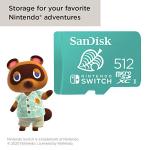 SanDisk 512GB Animal Crossing microSDXC for Switch