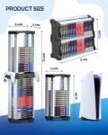 Nargos Game Storage Tower for Consoles and Disks