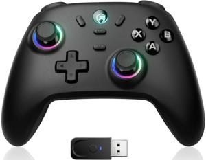 ECHTPower Wireless Gaming Controller with Hall Effect Joystick