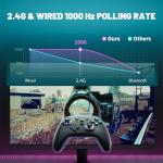 ECHTPower Wireless Gaming Controller with Hall Effect Joystick