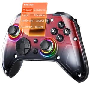 GUSGU G7 Wireless Gaming Controller - PC, Switch, PS4 Compatible