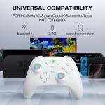 ECHTPower Wireless Gaming Controller for PC & Switch
