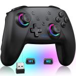 Wireless USB Gaming Controller for PC and Switch