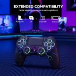 ECHTPower Wireless PS4 Controller with RGB Features