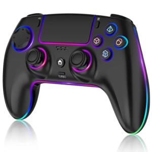 Wireless Pro Controller with RGB Lights and Turbo