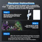 Wireless Controller for PS5/PC/PS4 with Audio Jack