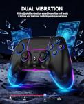 QIVORO Wireless Game Controller with RGB Lighting