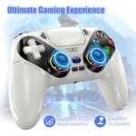 RGB Wireless Controller for PS5/PC with Back Buttons