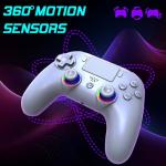 Subsonic Wireless PS5 Controller with Paddles and LEDs