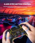 QIVORO Wireless Game Controller with RGB Lighting