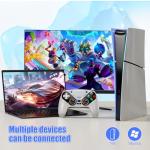 RGB Wireless Controller for PS5/PC with Back Buttons