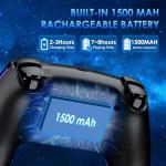 JORREP Wireless Gaming Controller with RGB Lighting