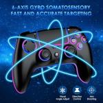 JORREP Wireless Gaming Controller with RGB Lighting