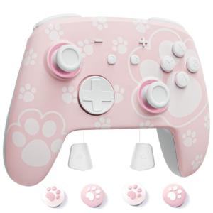 Firefly Switch Pro Controller - Cat Paw Pink