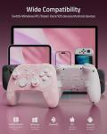 Firefly Switch Pro Controller - Cat Paw Pink