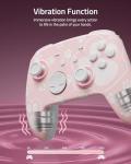 Firefly Switch Pro Controller - Cat Paw Pink