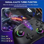 Wireless Controller for Nintendo Switch with RGB