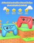 JoyCon Controller Grip for Nintendo Switch - 2 Pack