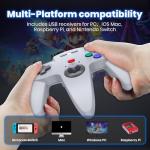 Miadore Wireless N64 Controller for Switch and PC