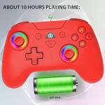 Subsonic Wireless Game Controller for Switch - Red