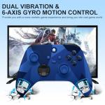 Camo Blue Wireless Xbox Controller with Audio Jack