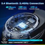 Wireless Gaming Headset for PS5, PS4, PC, Switch