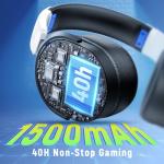 Buwnia Wireless Gaming Headset with Noise Cancelling Mic