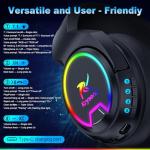 Wireless Gaming Headset for PS5, PS4, PC, Switch