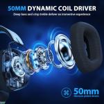 Vakedy Wireless Gaming Headset with Microphone