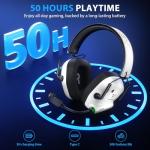 Vakedy Wireless Gaming Headset with Microphone