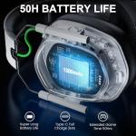 Skapendy Wireless Gaming Headset for PS5, PC, Switch