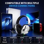 Vakedy Wireless Gaming Headset with Microphone