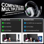 Skapendy Wireless Gaming Headset for PS5, PC, Switch
