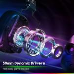 WESEARY Wireless Gaming Headset with RGB Lighting