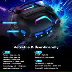 Fachixy FC300 Wireless Gaming Headset with Mic