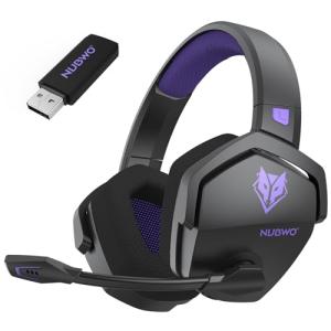 NUBWO Wireless Gaming Headset - 100-Hour Playtime