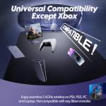 NUBWO Wireless Gaming Headset - 100-Hour Playtime