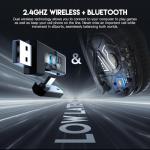 EKSA E5BT Wireless Gaming Headset with Microphone