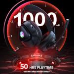 Awinnasey PH3 Wireless Gaming Headset - Deep Red