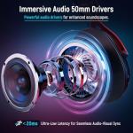 Ozeino Wireless Gaming Headset with 7.1 Surround Sound