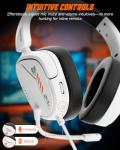 NUBWO HG04L Lightweight Gaming Headset for PS5/Xbox