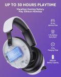 OPUTIK Wireless Gaming Headset for PS4/PS5/PC