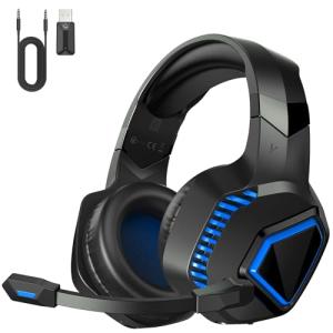 KAPEYDESI Wireless Gaming Headset with Microphone