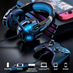 Ozeino 3D Surround Sound Gaming Headset with Mic